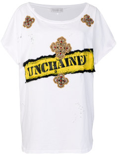 футболка свободного кроя с принтом и вышивкой Faith Connexion