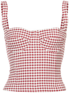 бюстье в клетку "гингем" Brock Collection