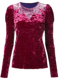 Starburst velvet top Anna Sui