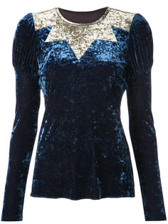 starburst velvet top Anna Sui