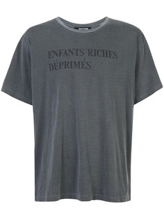 футболка с принтом логотипа Enfants Riches Déprimés