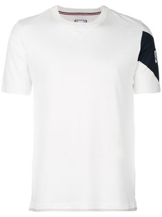 футболка-поло с логотипом на рукаве Moncler Gamme Bleu
