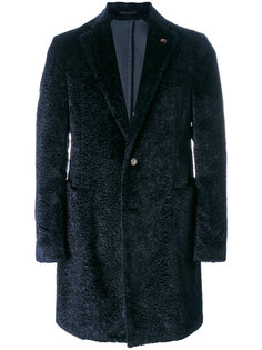 однобортное пальто из овчины Gabriele Pasini