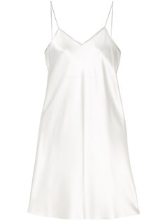 zip detail slip dress Helmut Lang
