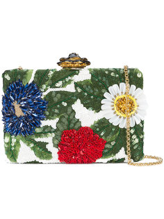 Rogan box clutch  Oscar de la Renta