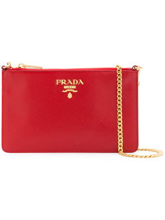 клатч на цепочке Prada