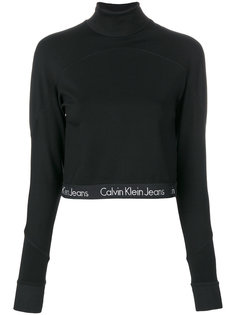 укороченный джемпер-водолазка  Ck Jeans