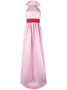 длинное платье с контрастным поясом Rosie Assoulin