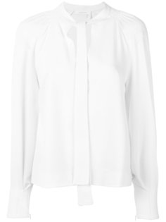 блузка с бантом и вырезом капелькой  See By Chloé