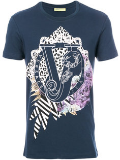 футболка с принтом-логотипом Versace Jeans