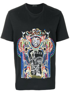 футболка с принтом Triptych Versace