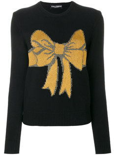 свитер с вышитым бантом Dolce &amp; Gabbana
