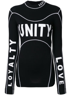 джемпер Unity Love Loyalty Versace