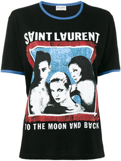 футболка с принтом Rock Saint Laurent