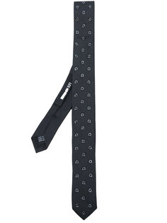 галстук с вышивкой Les Hommes