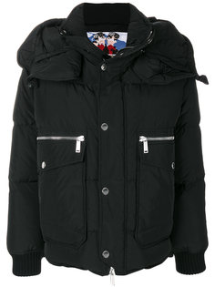 дутая куртка с капюшоном  Dsquared2