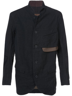 пиджак без воротника Ziggy Chen