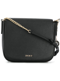 сумка на плечо с откидным клапаном DKNY