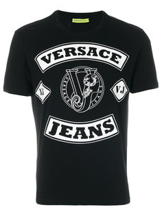 футболка с принтом-логотипом Versace Jeans