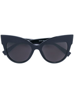 массивные солнцезащитные очки в оправе "кошачий глаз" Max Mara