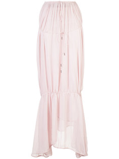 gathered long skirt  Osklen