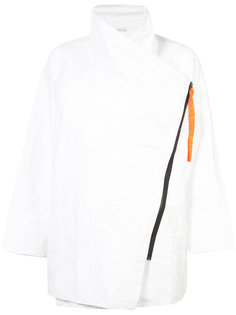 diagonal zip jacket  Osklen