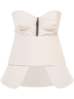 zipped corset  Osklen