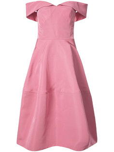 off-shoulder A-line dress Christian Siriano