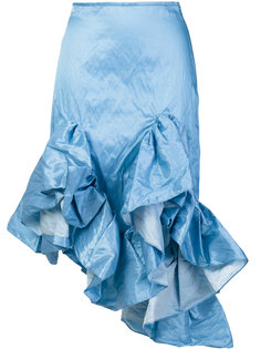 асимметричная юбка с оборками Marquesalmeida