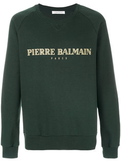 толстовка с принтом-логотипом Pierre Balmain