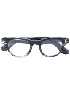 очки в квадратной оправе Tom Ford Eyewear