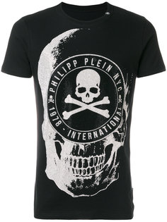 футболка с черепом и стразами Philipp Plein