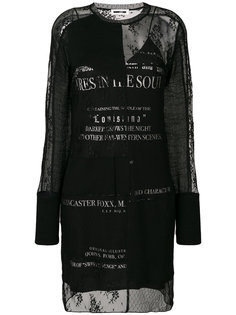 короткое платье с вырезами  McQ Alexander McQueen
