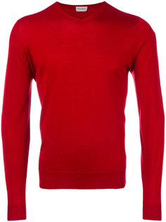 свитер с V-образным вырезом John Smedley