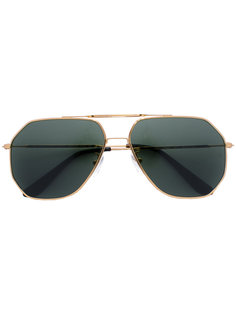солнцезащитные очки-авиаторы геометрической формы Oliver Goldsmith
