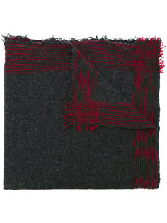 шарф с простроченными полосками Faliero Sarti