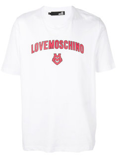 футболка с логотипом Love Moschino