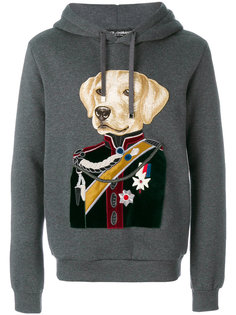 худи с заплаткой с собакой-полковником Dolce &amp; Gabbana