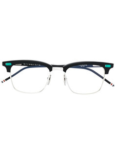 очки в квадратной оправе Thom Browne Eyewear