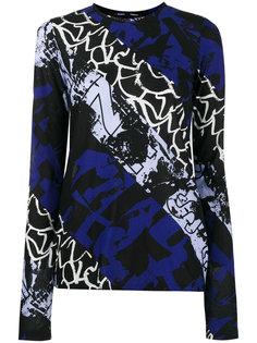 футболка слим с длинными рукавами  Proenza Schouler