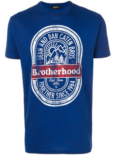 футболка с принтом Brotherhood  Dsquared2