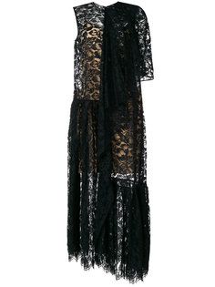 асимметричное платье из кружева Stella McCartney