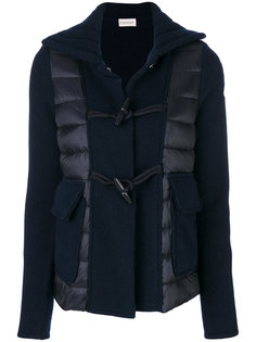 приталенная куртка с контрастными панелями Moncler