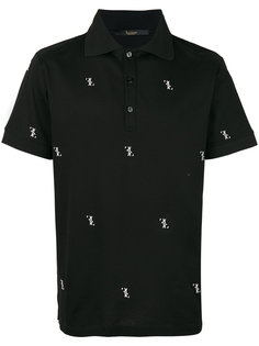 рубашка-поло с вышитым логотипом Billionaire