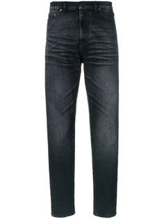 выбеленные джинсы  Saint Laurent