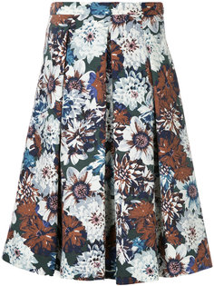 плиссированная юбка с цветочным принтом Guild Prime