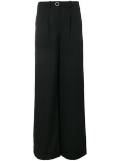 расклешенные брюки Mugler