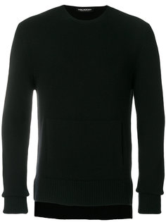 свитер с круглым вырезом с карманом спереди Neil Barrett
