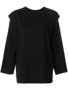 футболка с вырезами на плечах Mm6 Maison Margiela