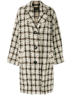 объемное твидовой пальто Isabel Marant